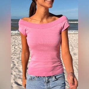 Brandy melville Ginny striped top